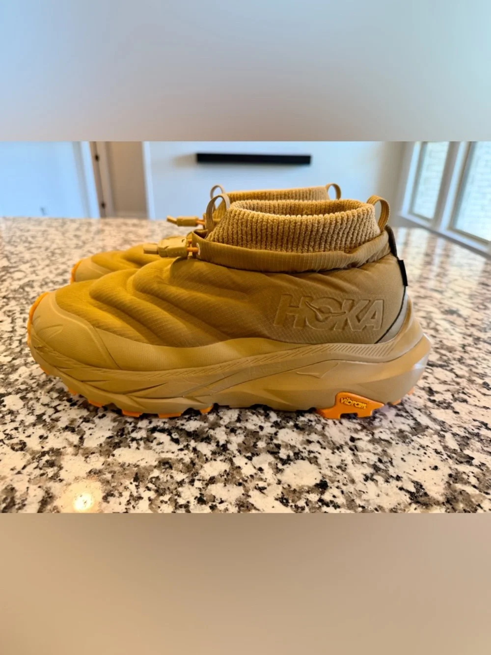 Hoka One One Men's Tan and Orange Rain & Snow Boots